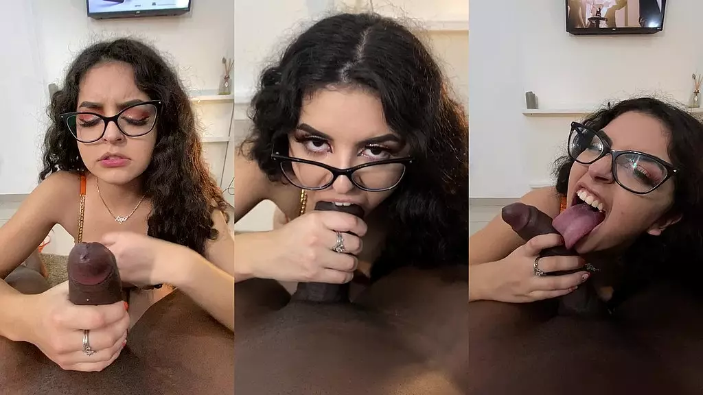 Sultry Siren Slurps Jefe's Cock in Reverse Cowgirl