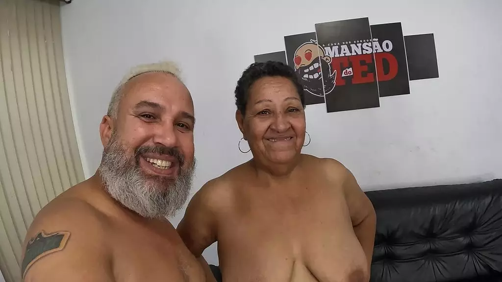 70yo Anal Queen Devours Young Cock