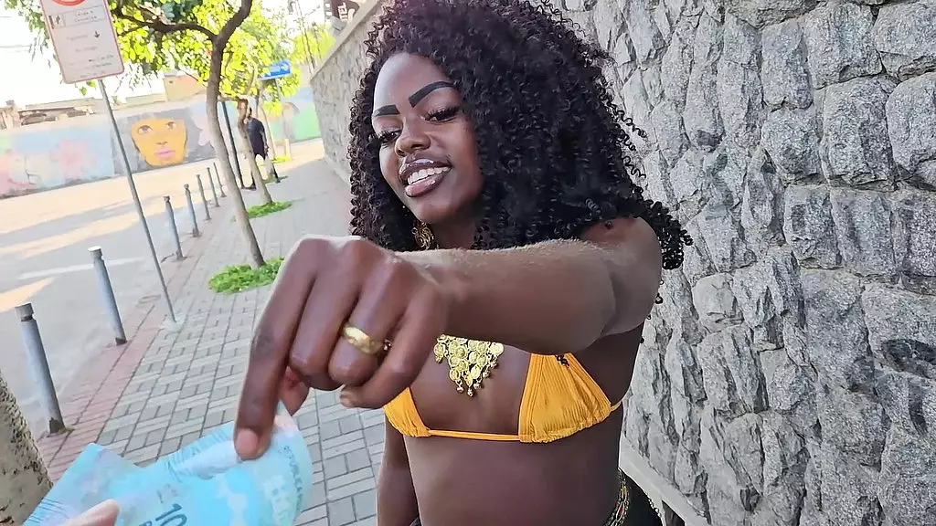 Carnival Cutie's Wild Debut: Interracial Motel Romp