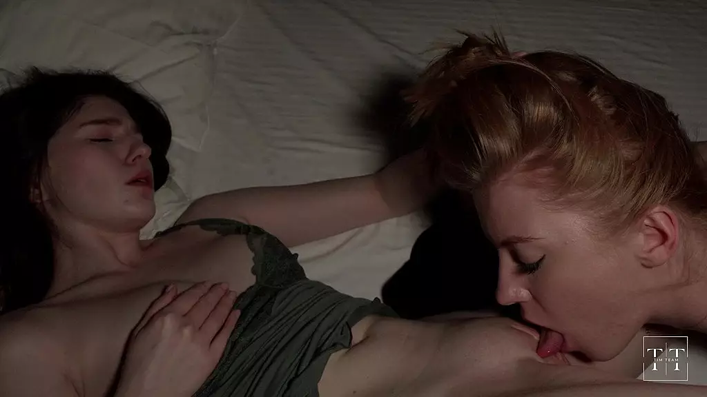 Midnight Lesbian Passion with Crystal White and Hot Pearl