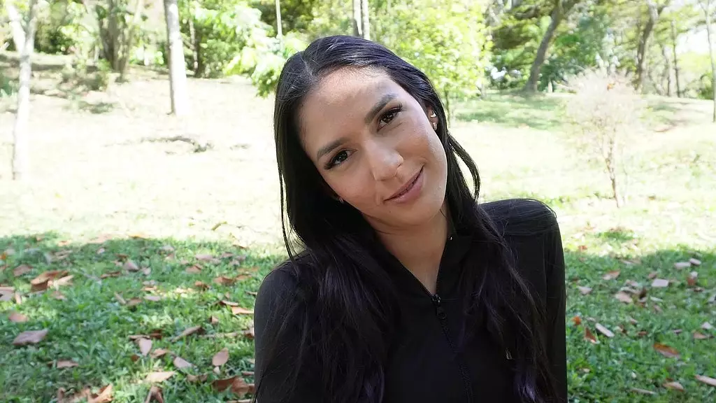 Ashley Zans Takes BBC anal creampie in Wild MMF Threesome