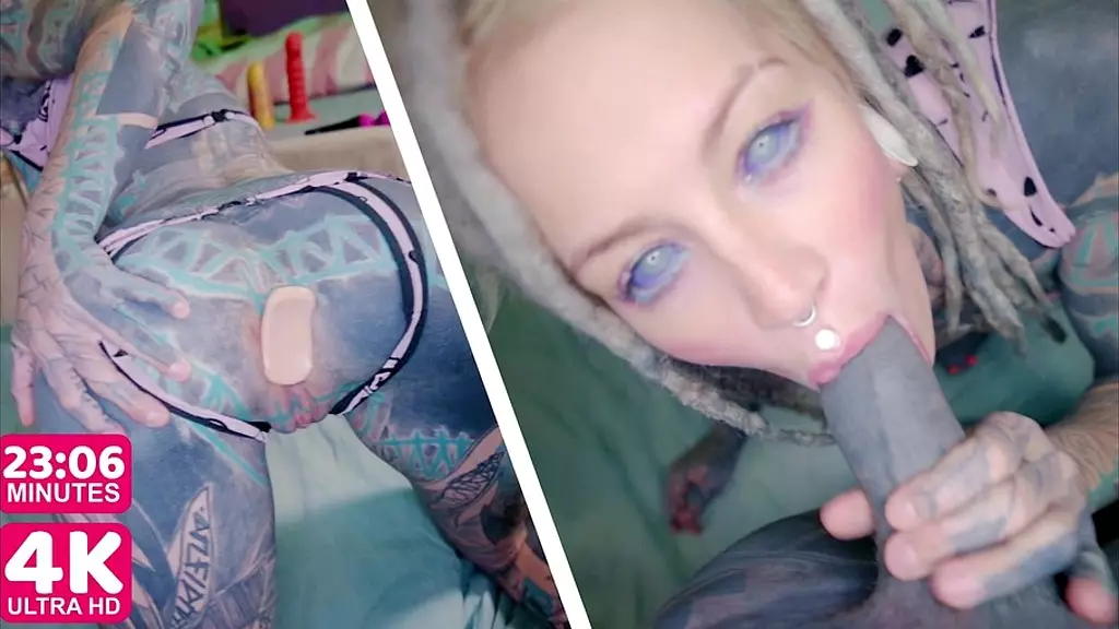 Tattooed Teen Anuskatzz Anal Fucked POV Style