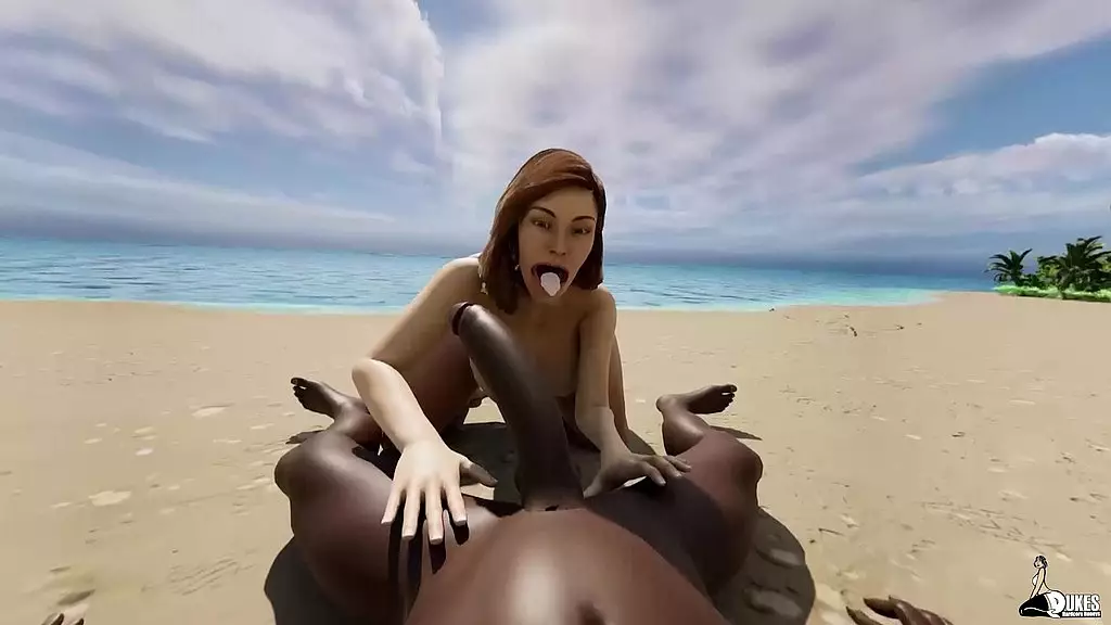 Mrs. Keagan Takes Thick BBC on Private Beach
