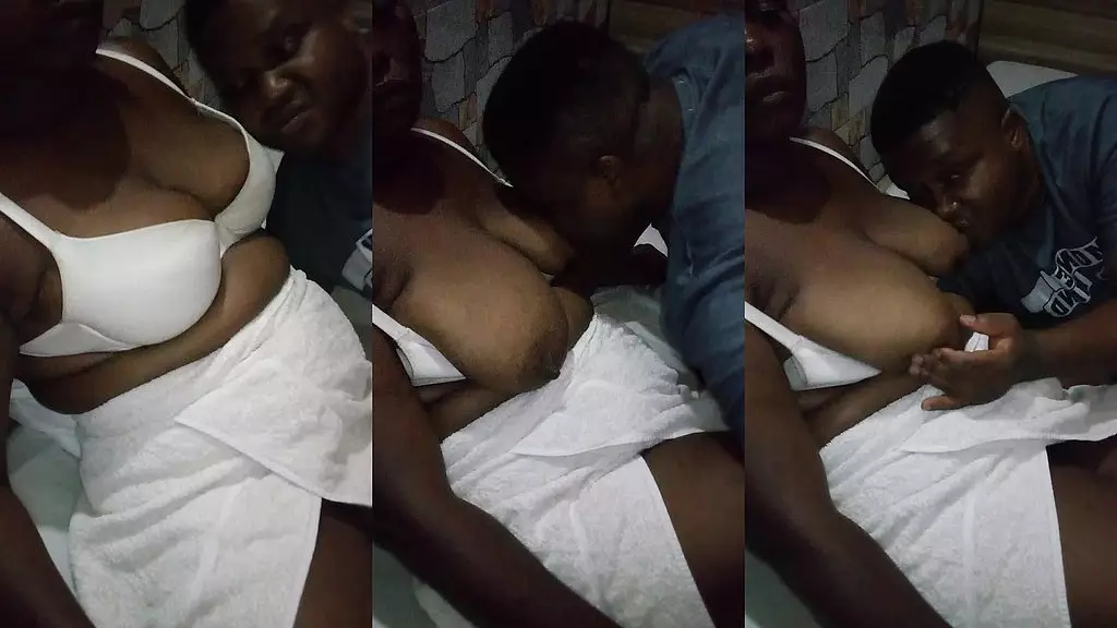 Stepbrother's Wife in Taboo Breastfeeding Action