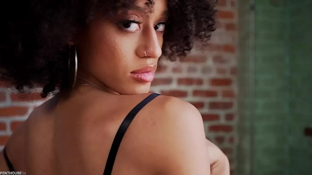 Stormi Maya Unleashes Fiery Striptease for Penthouse
