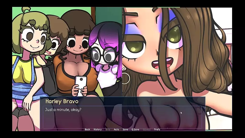 Taboo Hentai Game Porn: Naked Step Cousin on Phone Call!