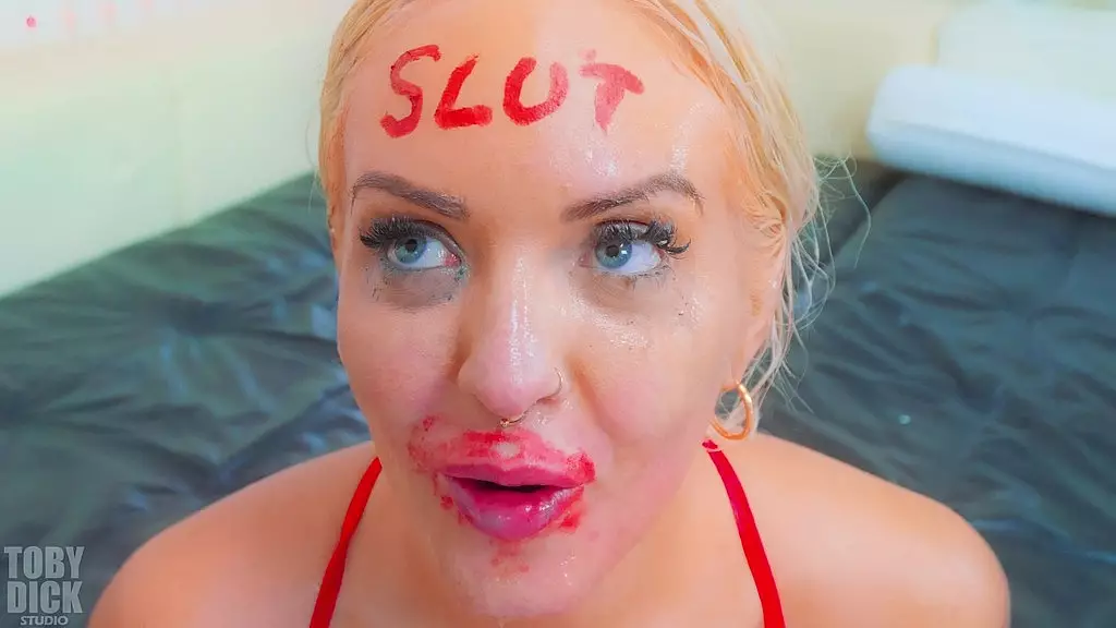 Gigi Patsy's Rough Interracial Throat Fucking