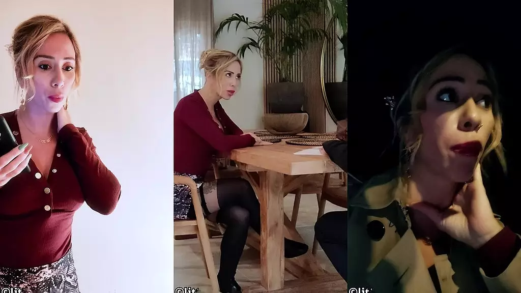 Seductive Housewife Traps Agent in Hot Amateur Fuck