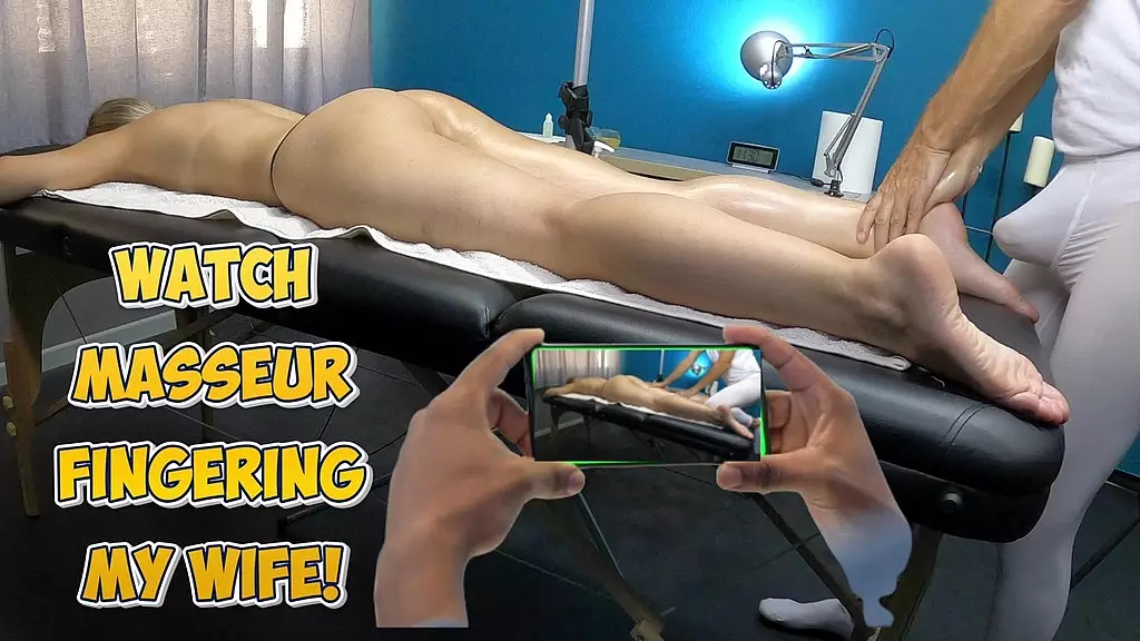 Husband Watches as Masseur Fingers His Latina Wife