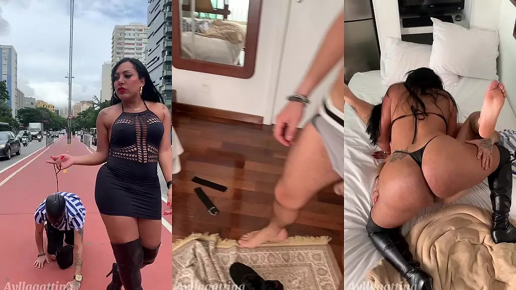 BBC Threesome with Voluptuous Trans Beauty Aylla Gatinna