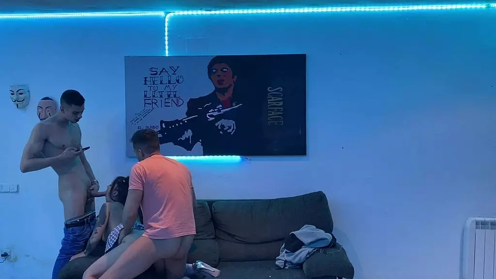 Blonde Bombshell Destroyed by Two Massive Cocks
