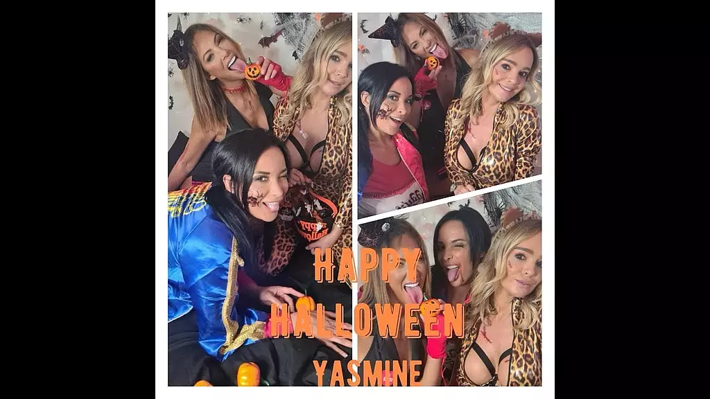 Yasmine & Virginie Caprice in Anal Halloween Mayhem