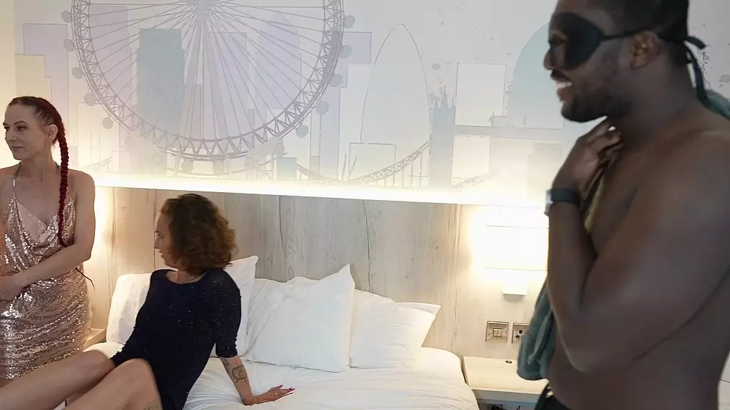 BBC Hotel Hookup with Brunette Beauties