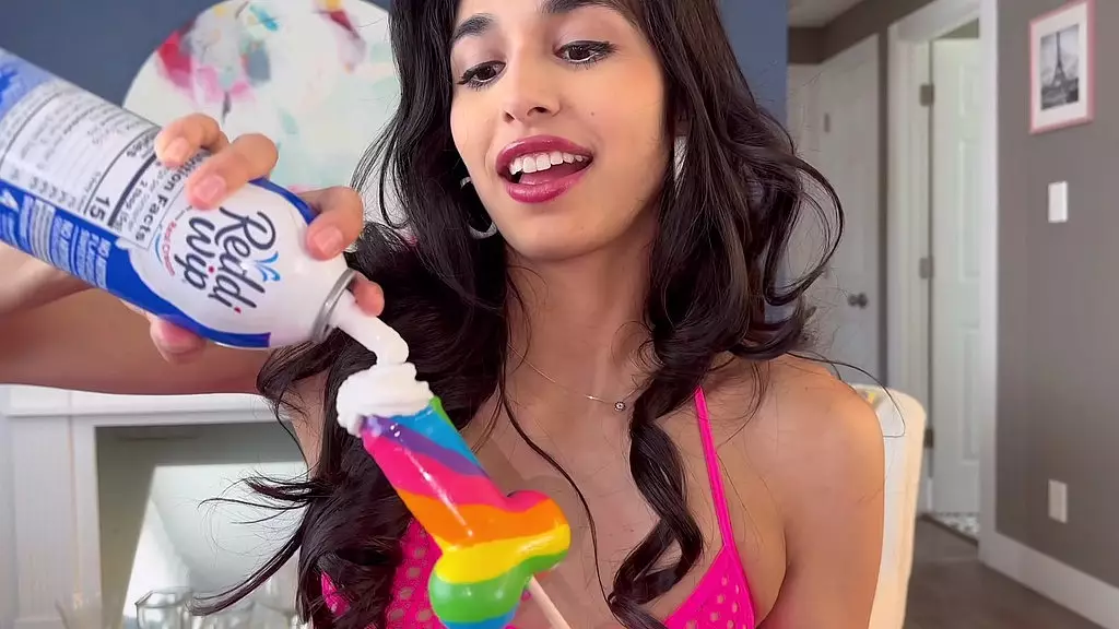 Reina Rae's Whipped Cream Anal Adventure