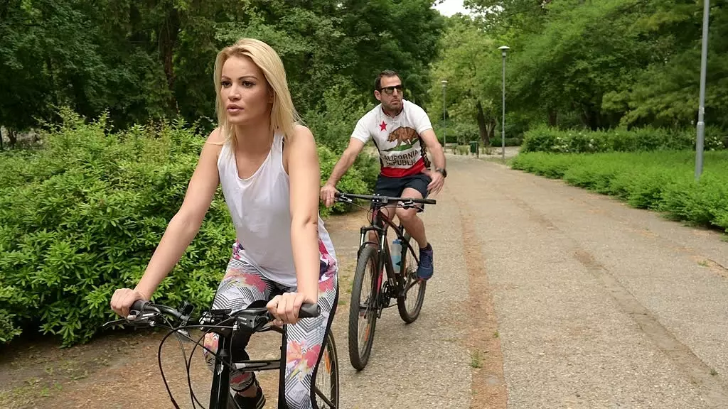Blonde Bombshell Milana Milka's Insatiable Anal Desire