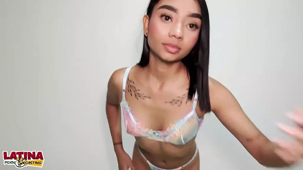 Tiny Latina Carol Gets Creampie Casting Debut
