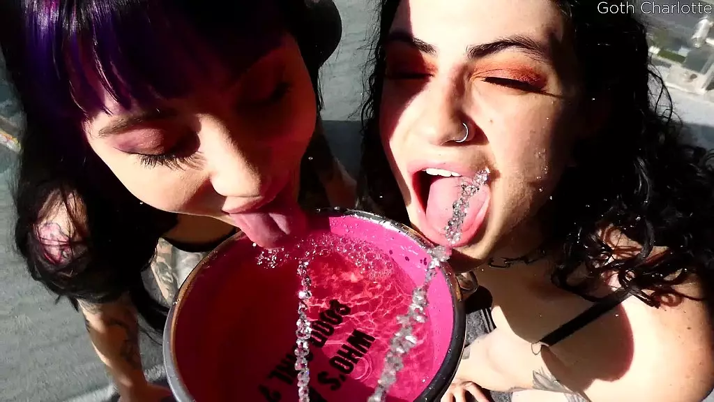 Charlotte Sartre & Lydia Black's Anal Pissing Frenzy
