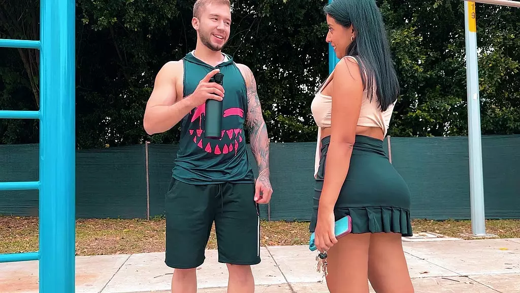 Latin Milf Seduces Neighbor's Muscular Stepson