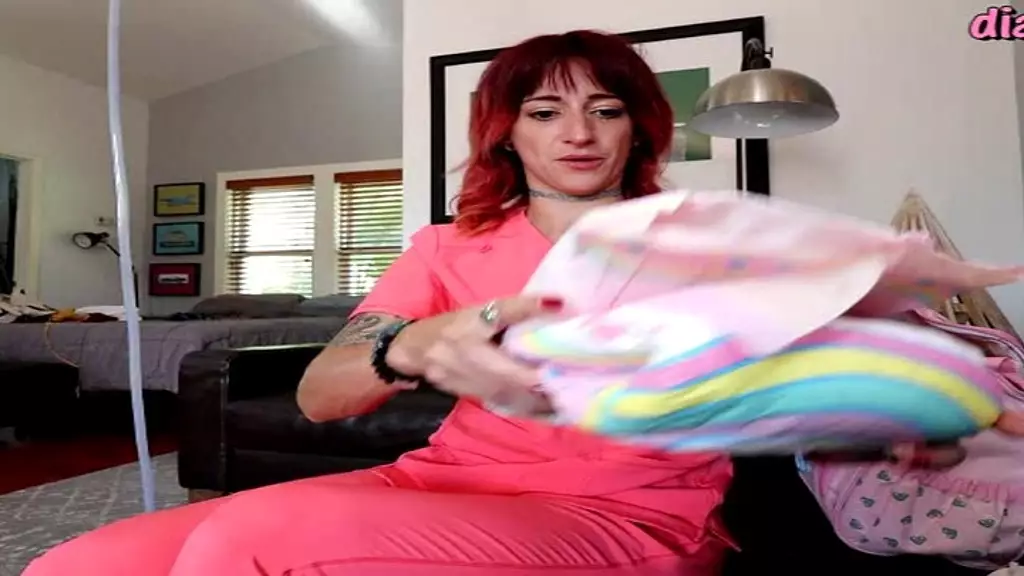 Naughty Nurse Mya Enema Diaper Fantasy