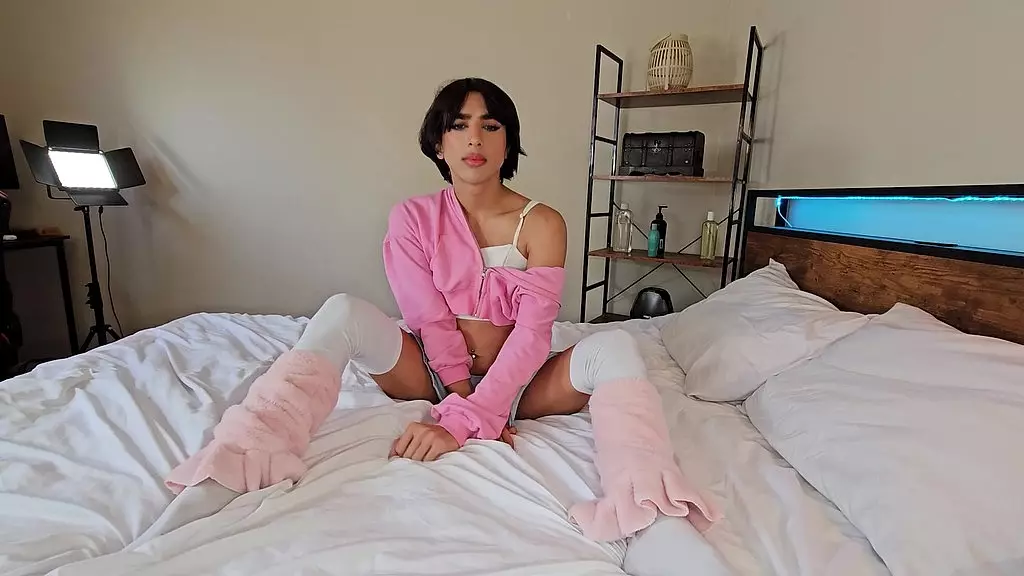 Step Bro Catches Foxy Alex in Mom's Clothes