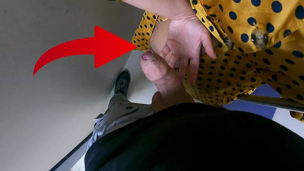 Hotwife's Wild Handjob on Train Ride