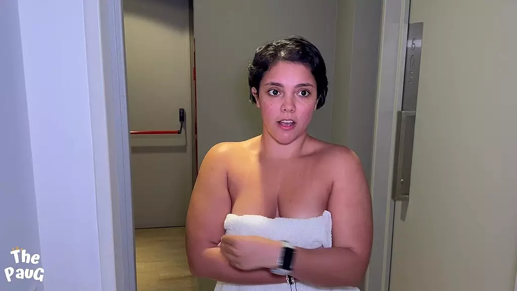 Horny Neighbor Wants Creampie in the Building