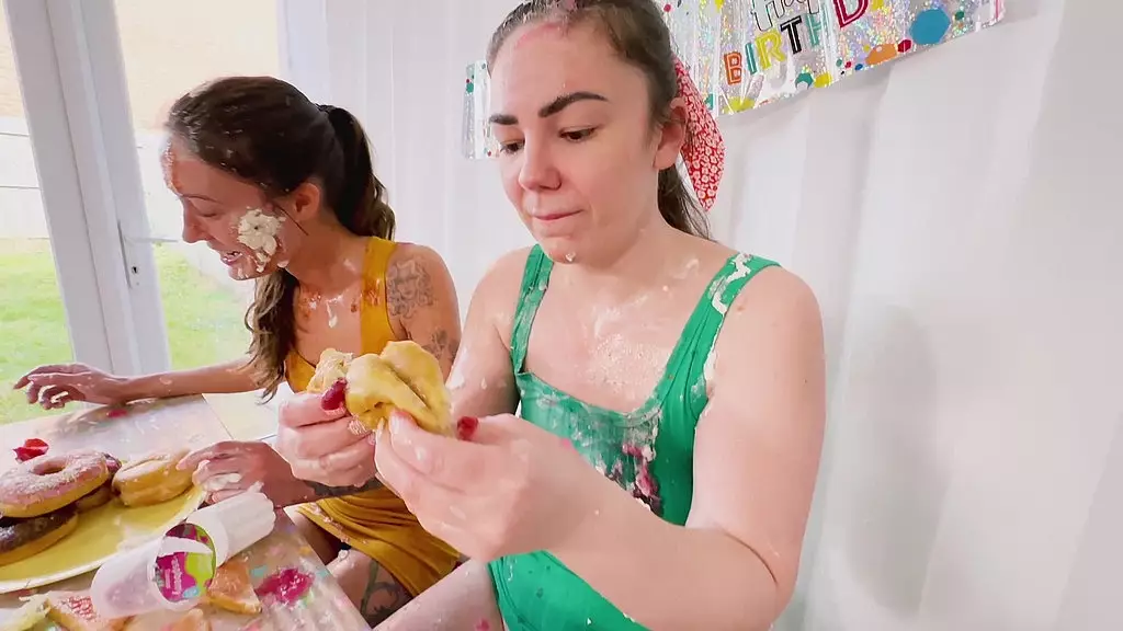 April Feelix Birthday Bash Sploshing Orgy