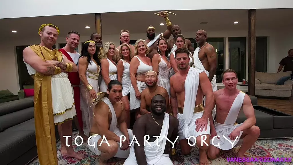 Zeus' Toga Party Orgy: 6 Goddesses Unleashed!