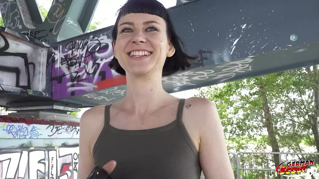 French Hottie Delfine Dahlia Gets Picked Up and Fucked