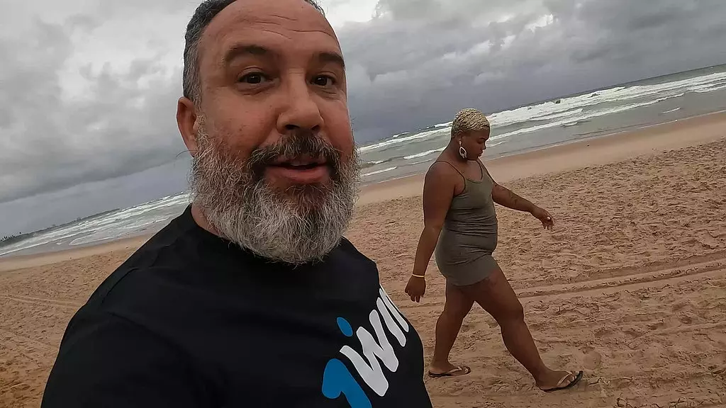 Blonde Bombshell Adriele Chocolate's Anal Beach Orgy