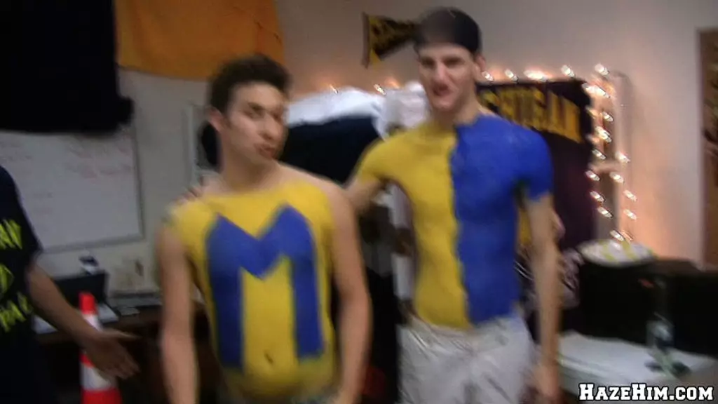 College Party Turns Wild: Michigan Boys Get Naked