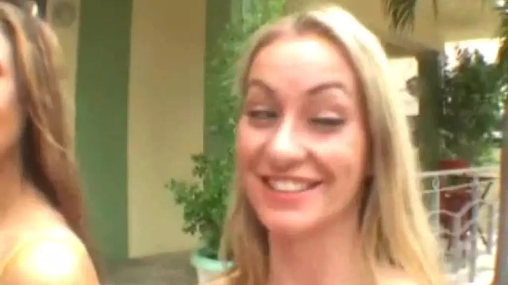 2 Lesbians Seduced into Threesome Action