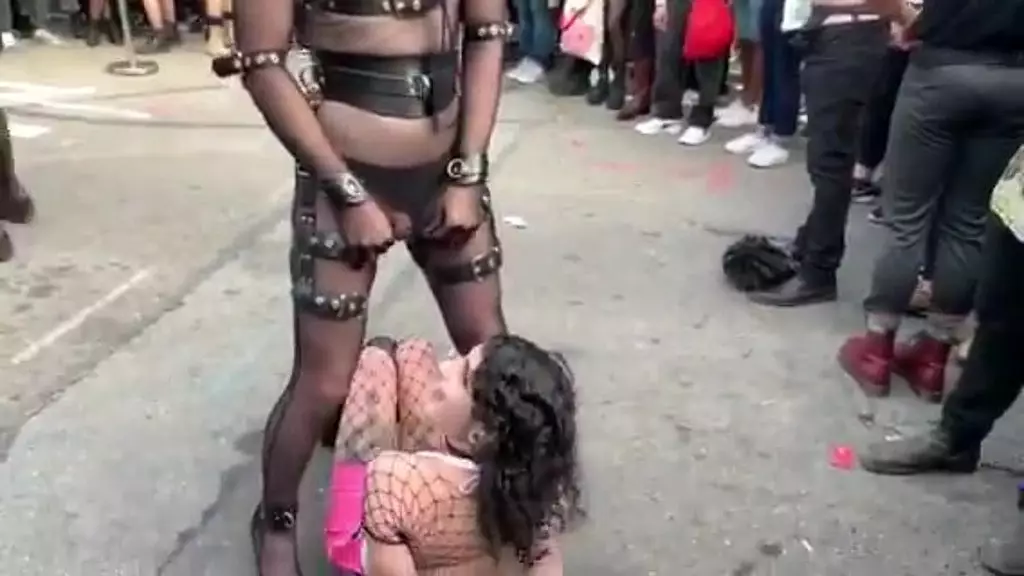Piss Play with TS Natalie Mars at Folsom Street Fair