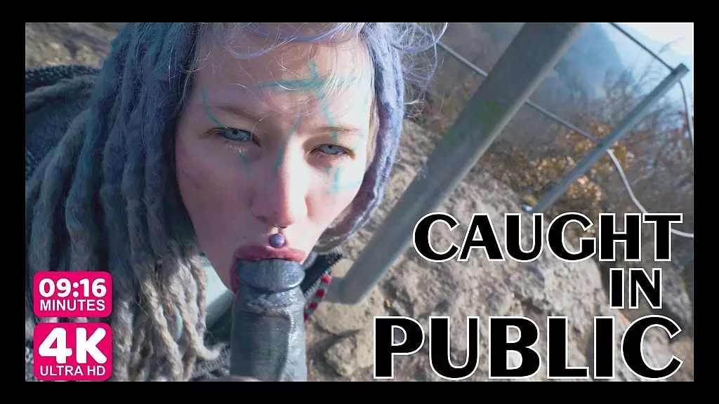 Wild Public Sex on Ruins with Tattooed Anuskatzz