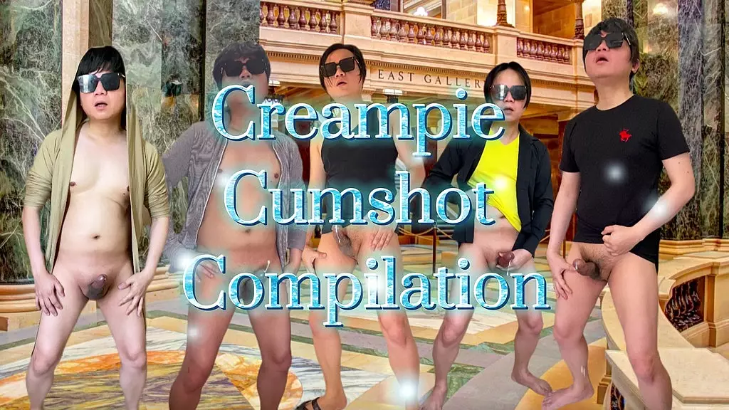 Asian Stud's Insane Creampie Cumshots Compilation