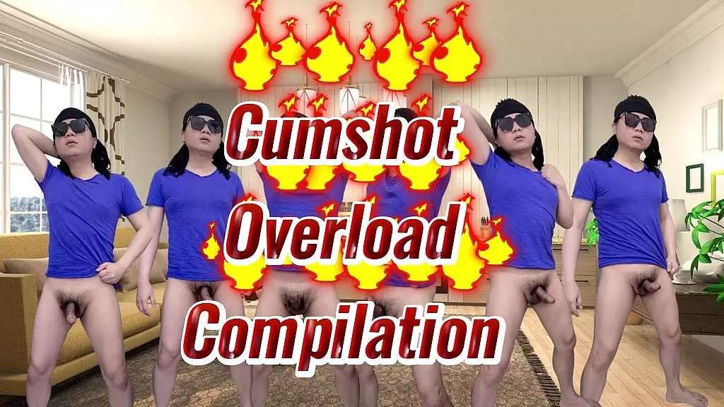 Asian Stud Unleashes Cumshot Frenzy