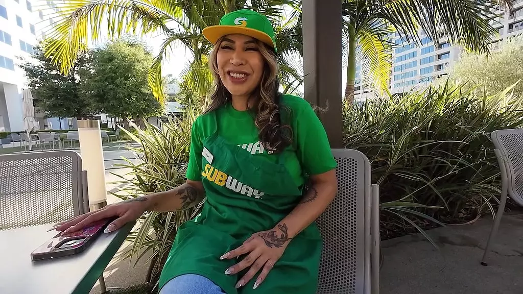 Cop Fucks Subway Whore with Monster Cock