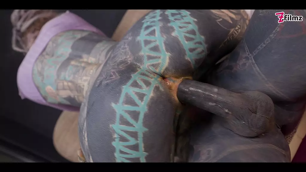Tattooed Punk Babe Destroyed by Machine Fuck
