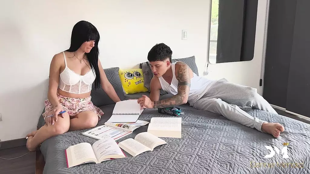 Horny Students Fuck Hard and Cum Inside