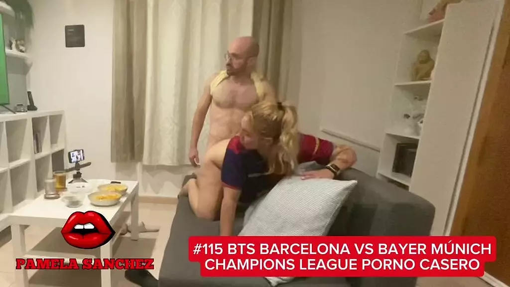 Latina Babe Pamela Sanchez in Hot Footballer Threesome