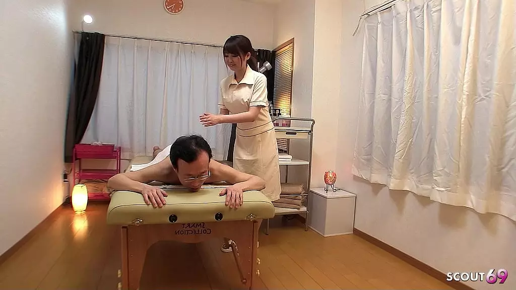 Skinny Latina Teen Fucked Hard at Japanese Massage