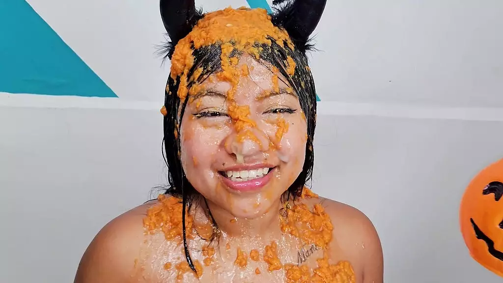 Blonde Anal Whore Sofiaxxx10 Unleashes Halloween Orgy