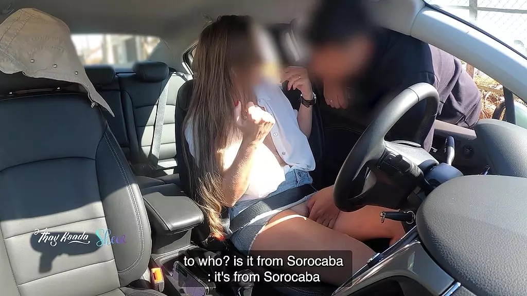 Latina Babe Lets Stranger Fondle Her in Car