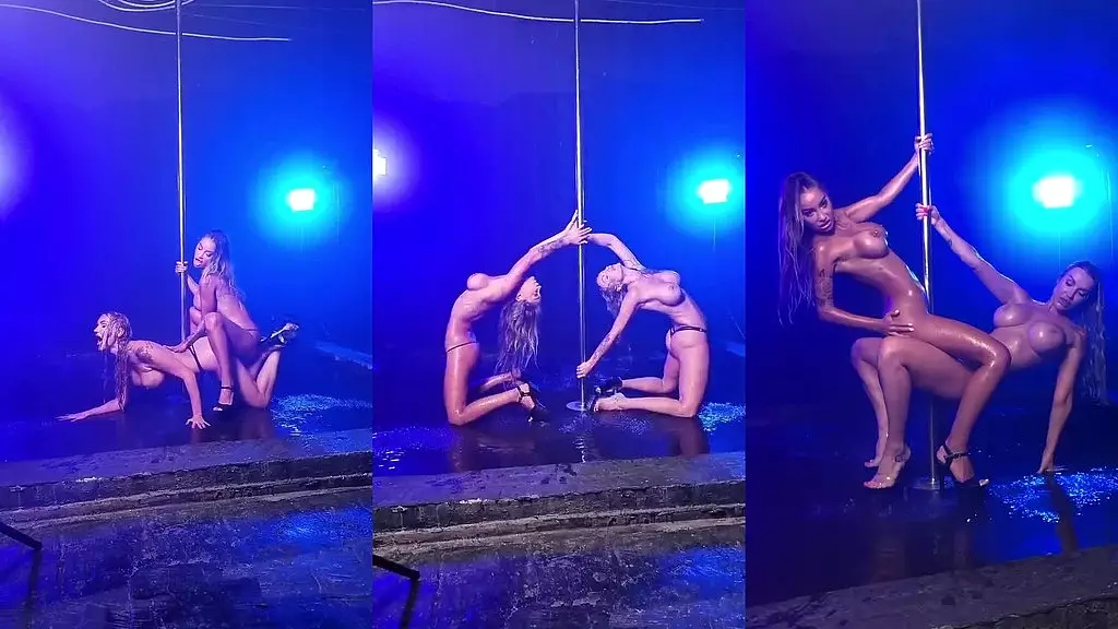 Monika Fox and Elen Million Get Raw in the Rain