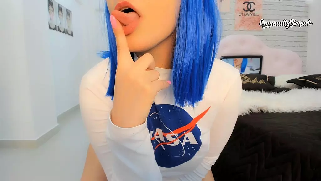 Blonde NASA Babe Takes BBC in Tight Yoga Shorts