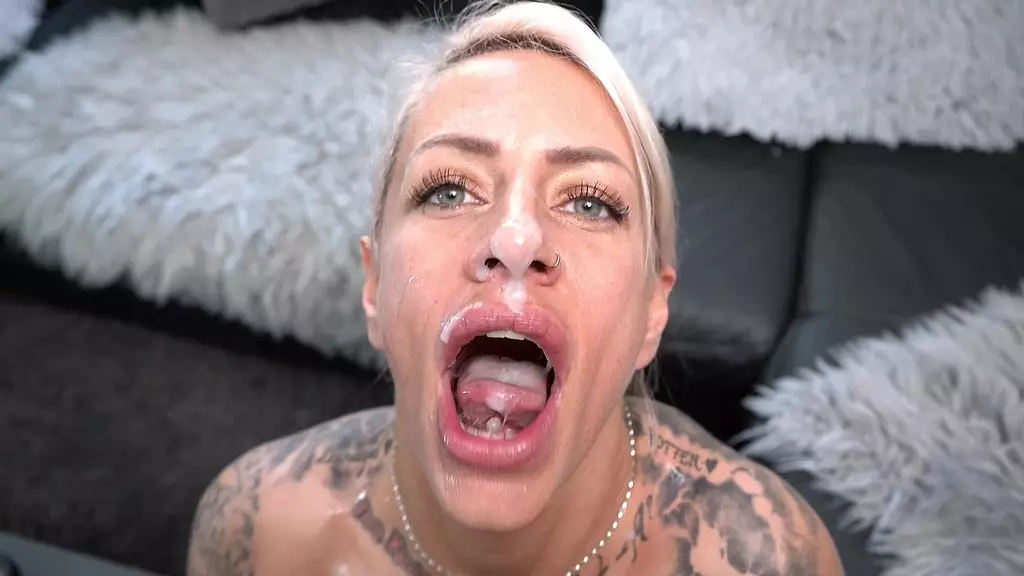 Blonde Bombshell Blows BBC in Lingerie