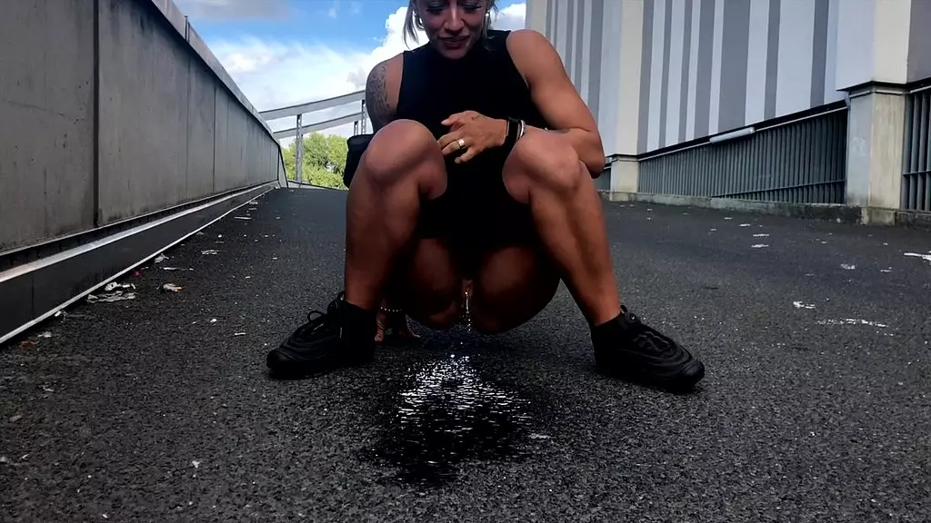 Latina Brunette's Outdoor Piss Compilations