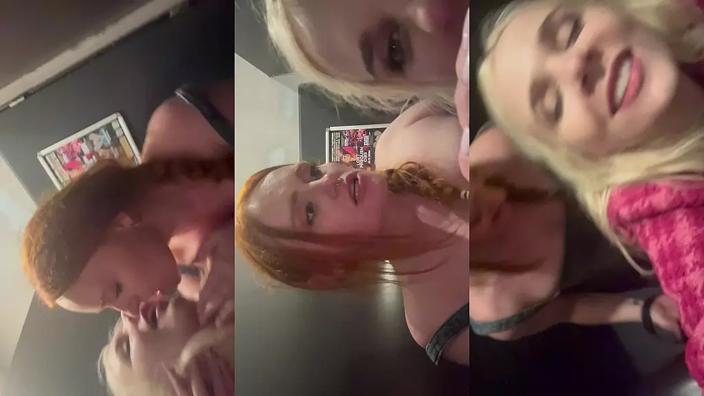 Lesbo Lick Fest in Club Toilets