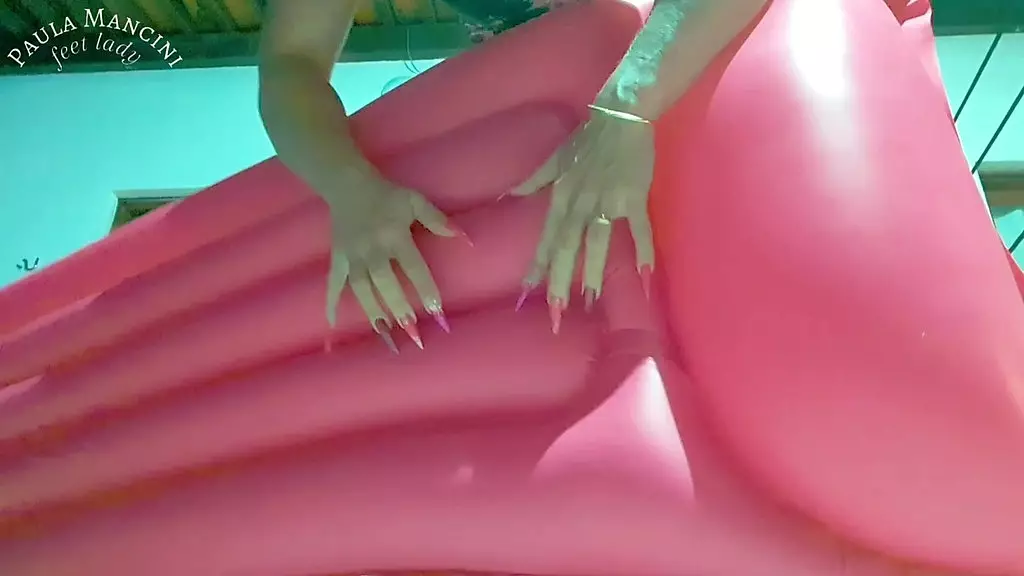 Paula Mancini's Stiletto Nails Pop Inflatable
