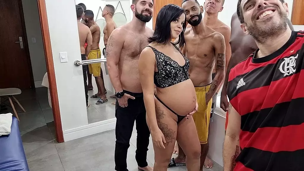 Latina Fitness Model Joyce Camargo's Epic Gangbang